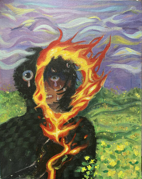 summer self portrait (2022) / Featured in Artifact Nouveau&#39;s Fall 2022/Spring 2023 Issue